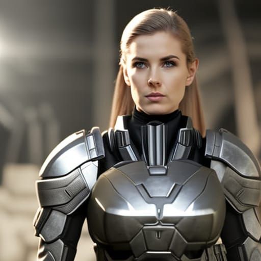 Dangerous Woman in Spartan Armor, 3D Game Art