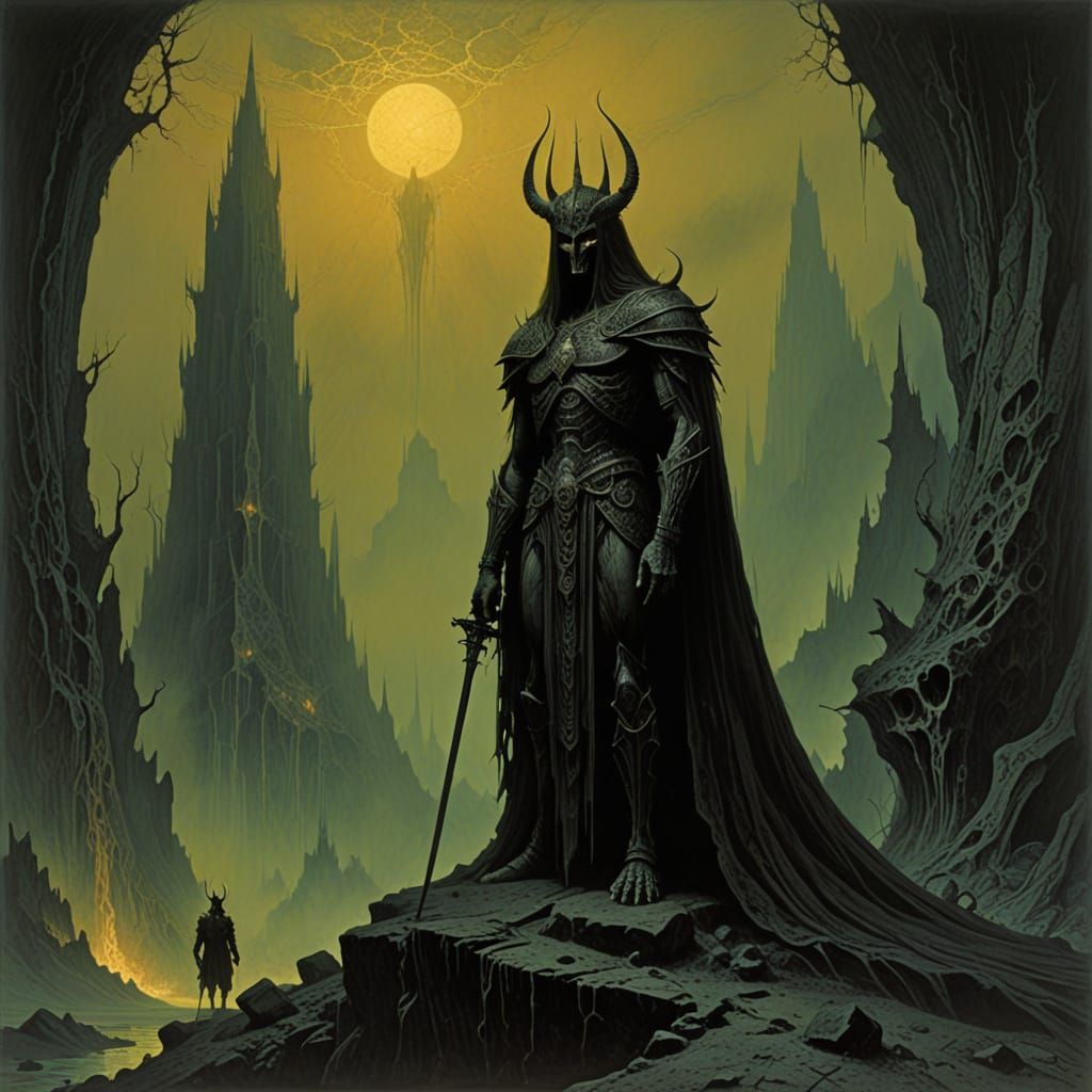 Morgoth in the Style of Surrealist Horror