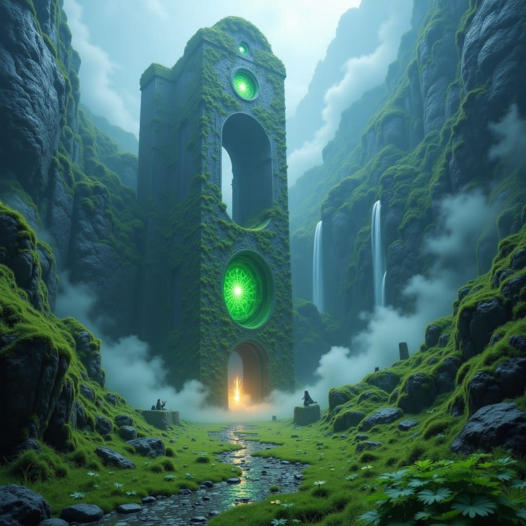 Mythical Newgrange Ireland in Detailed Matte Painting