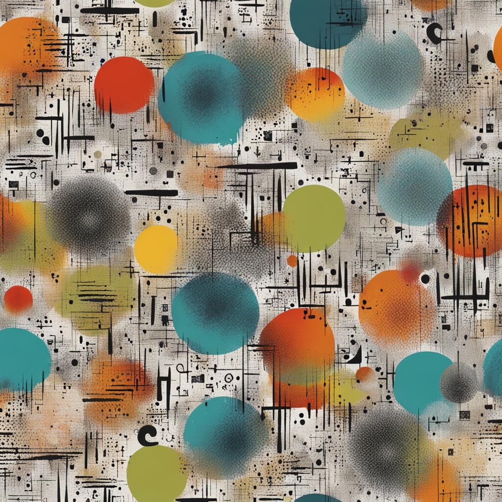 Whimsical Symbolic Tribble in Typographic Style