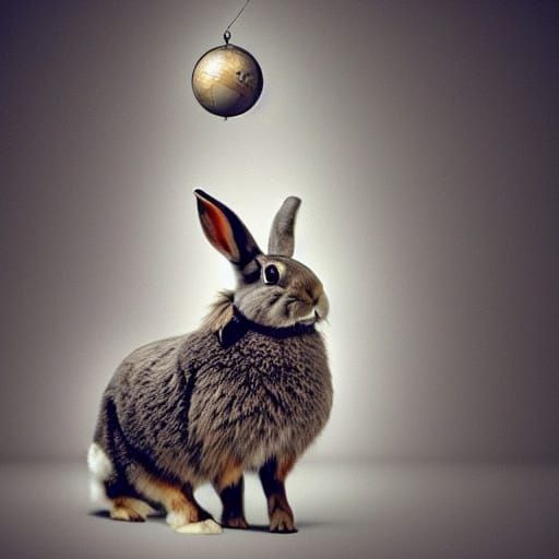 Surreal Scene of Fragmented Reality Reassembling with Electr...