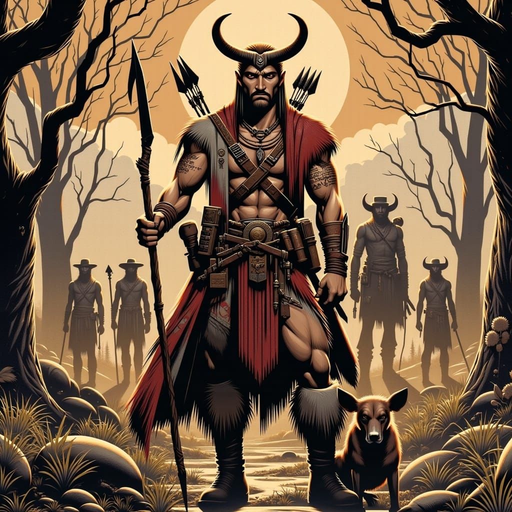 Daredevil in Legendary Lines Style