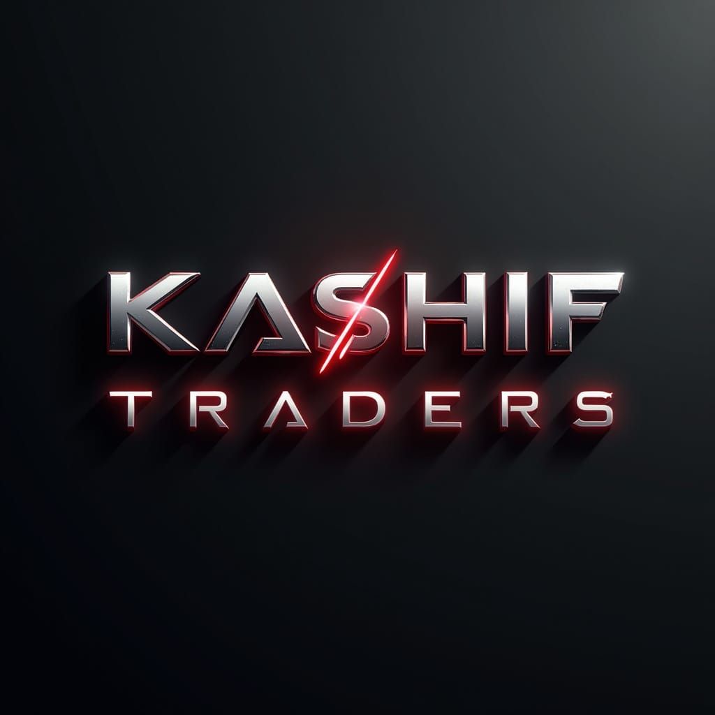 Stylized Logo for Kashif Traders: Futuristic Smartphone Repa...