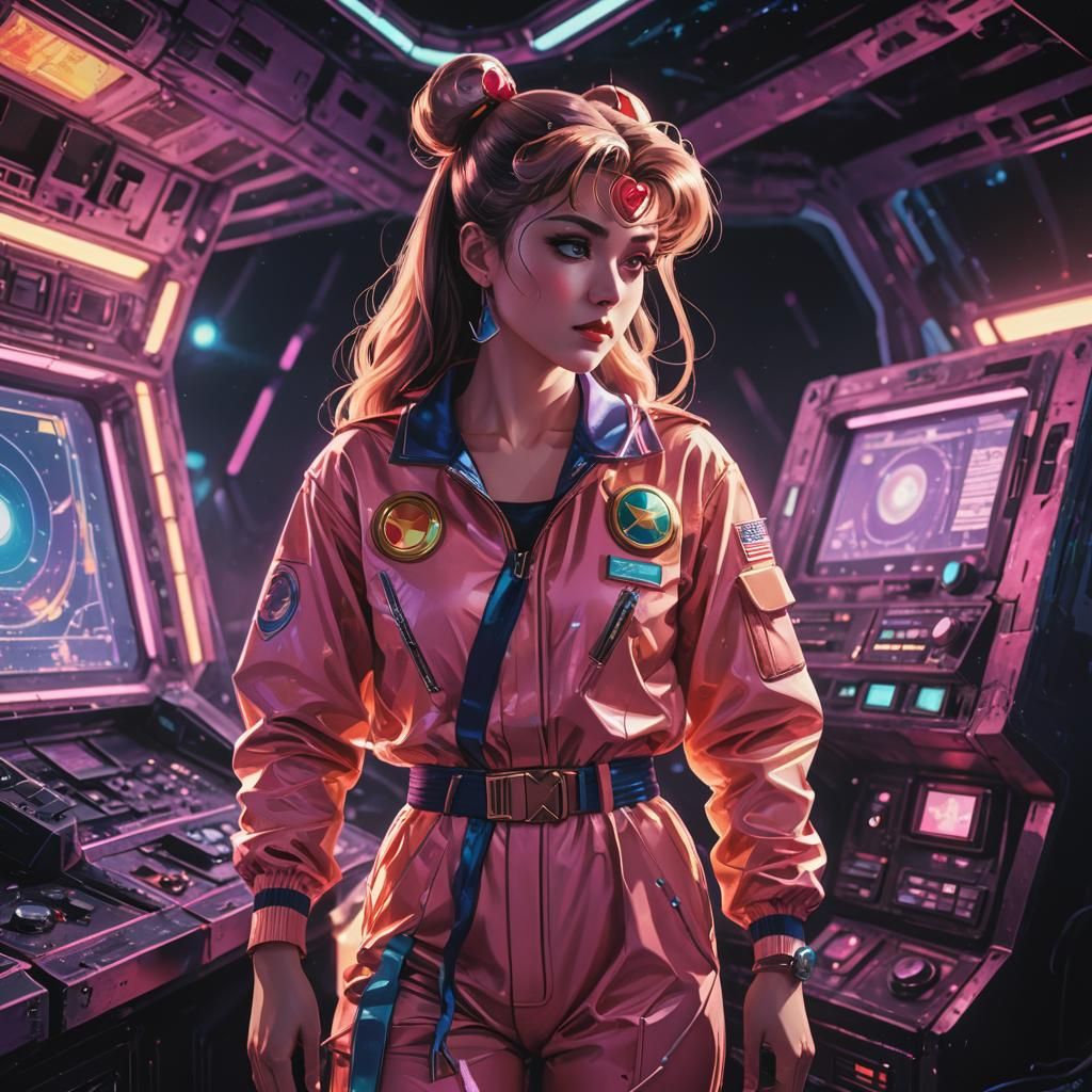 Sailor Moon Investigator on Abandoned Spaceship: Surreal Dig...