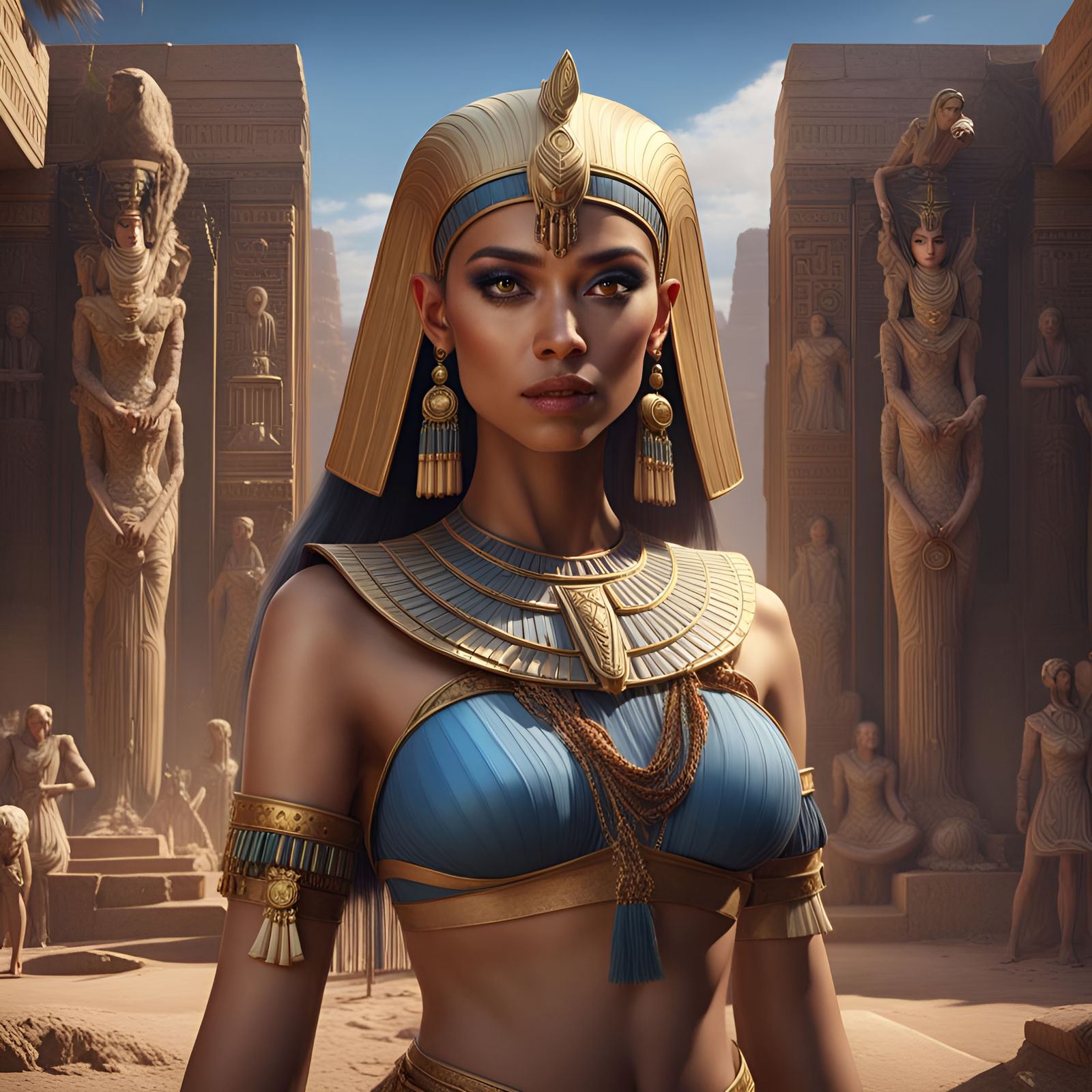 Multi-Ethnic Beauty as Detailed Fantasy Concept Art