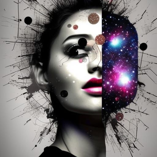 Nebula Head: Double Exposure Splash Art