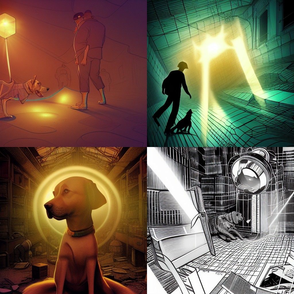 Dog Detective in Post-Apocalyptic Setting