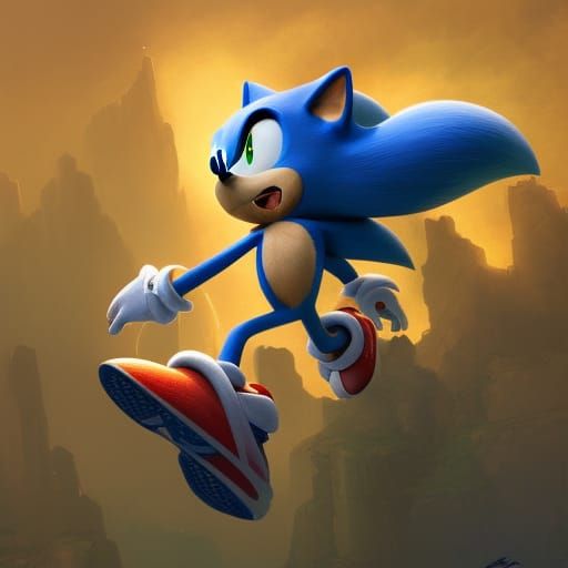 Sonic the Hedgehog: Hyperdetailed Concept Art