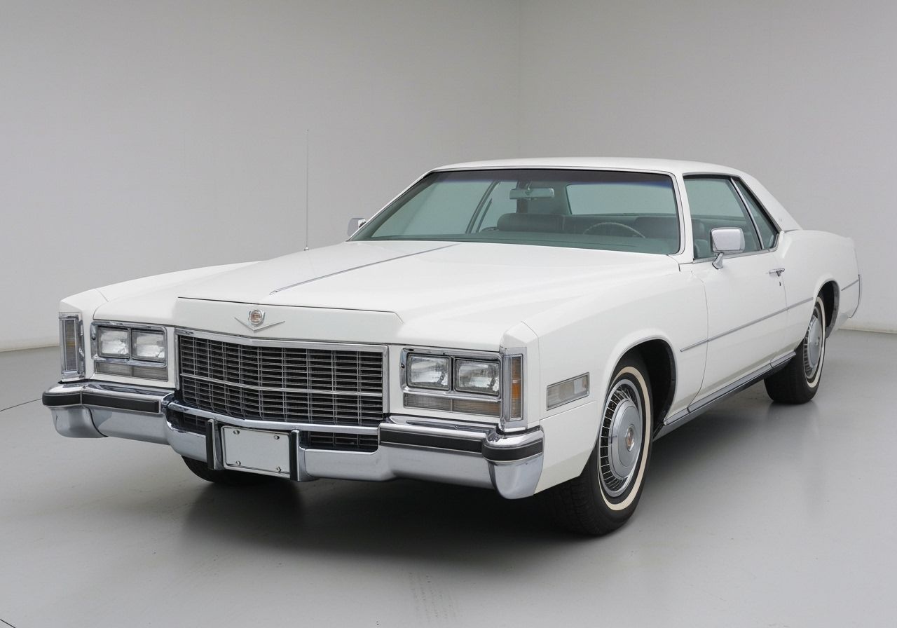 Pristine Cadillac Eldorado Under Studio Lights