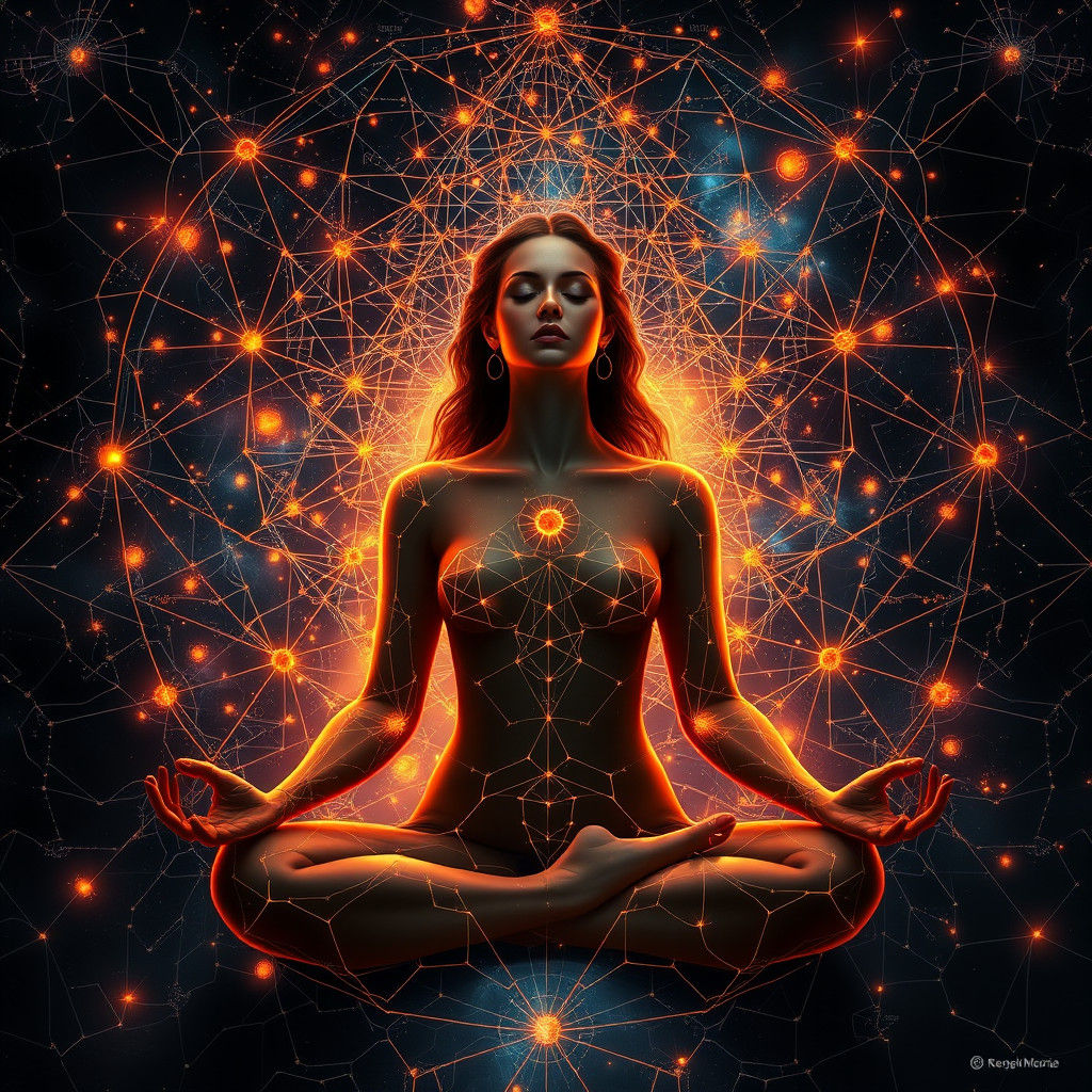 Quantum Meditation: A Surreal Fusion of Consciousness