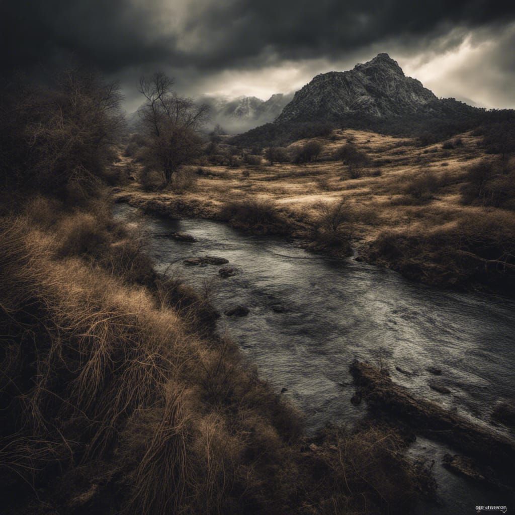 Hyperrealistic Landscape with Intricate Details