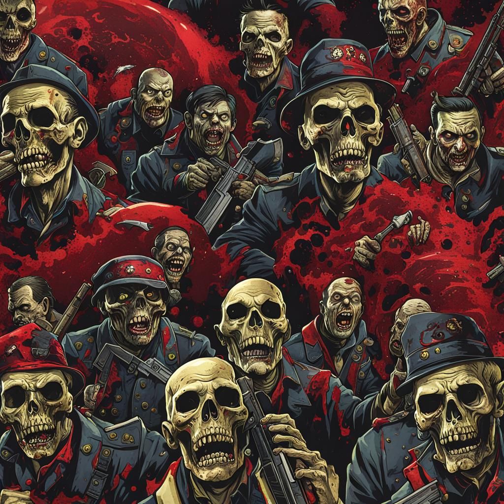 Call of Duty Zombies in Video Game Style