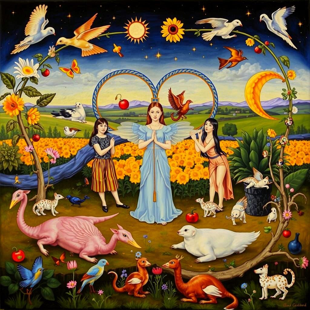 AI Interpretation of The Garden of Earthly Delights