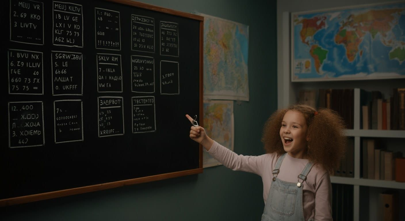 Mysterious Classroom Cipher Puzzle