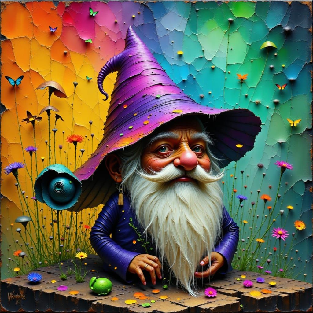 Secret Gnome in Enchanting Forest