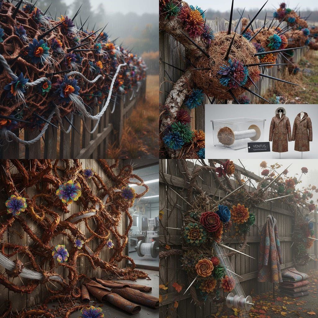 Genetically Engineered Spiny Plant Creates Strong Fabric