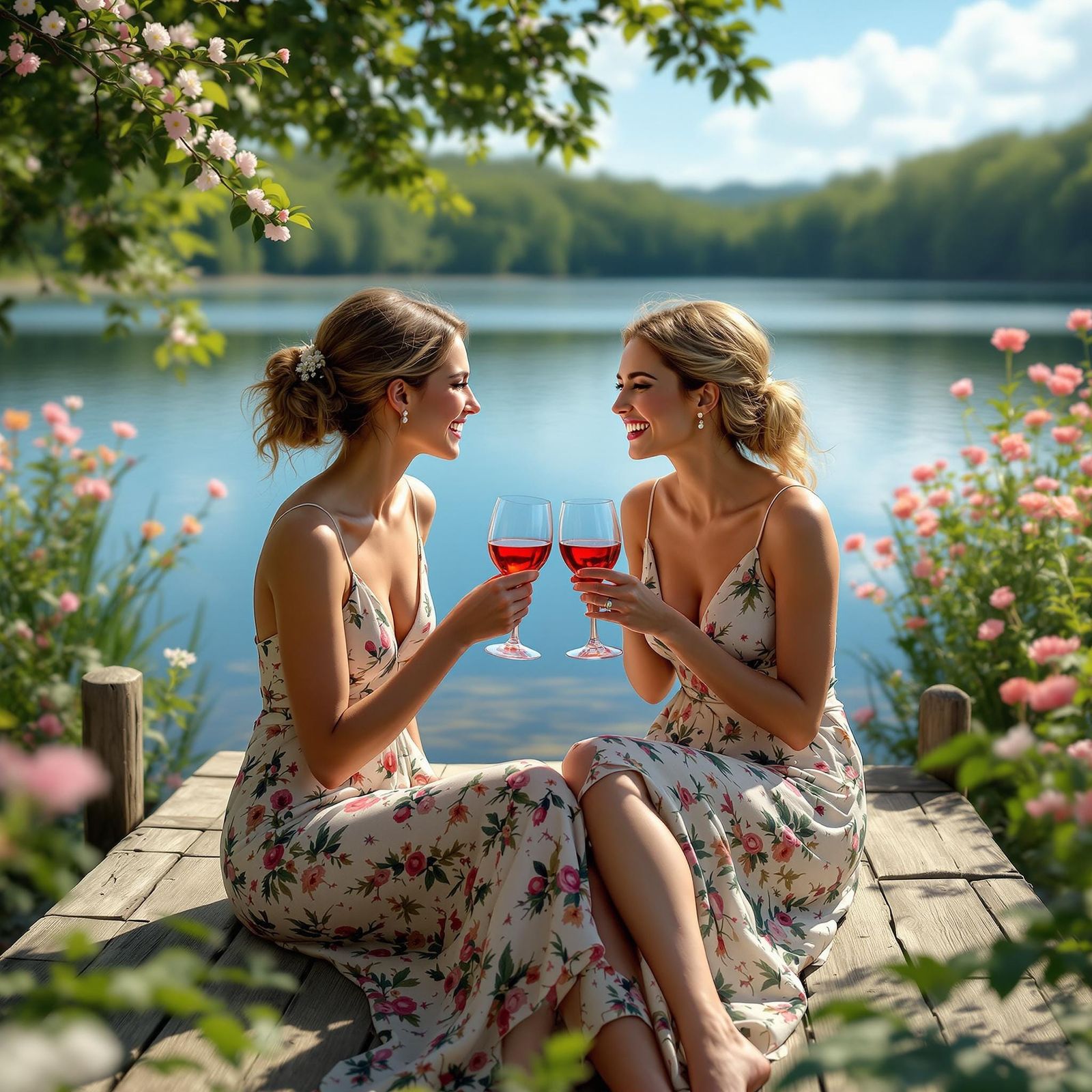 Summer Serenity in Elegant Abundance