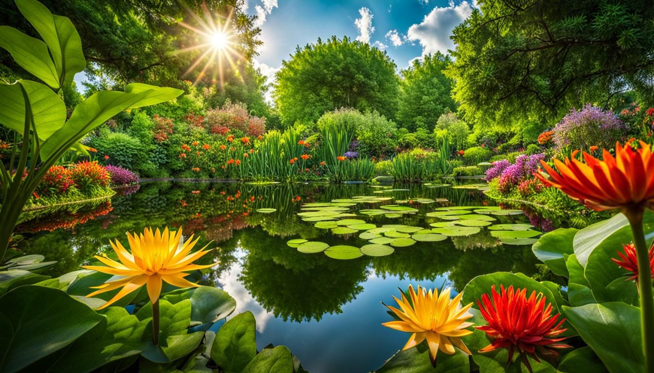 Katydid's Eye View of Hyperdetailed Garden