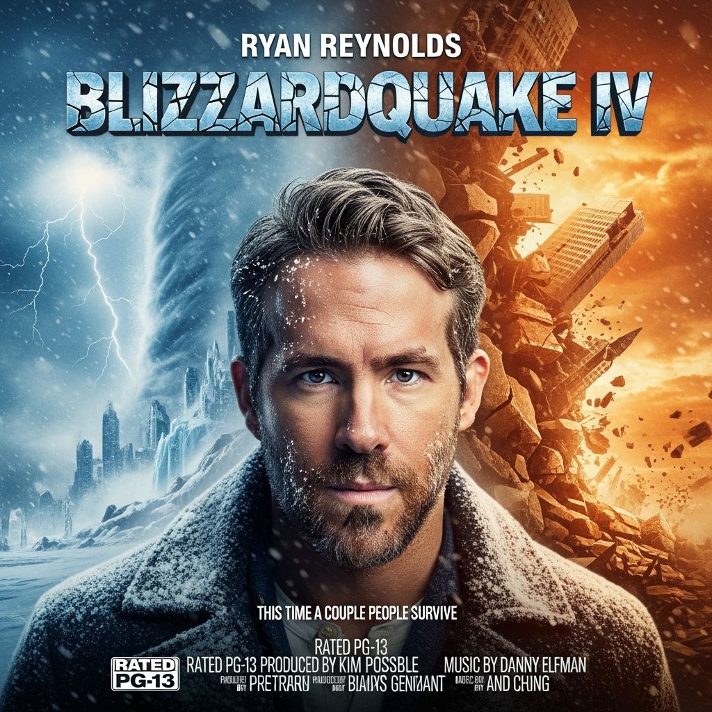 Blizzardquake IV: Ryan Reynolds in Doomed Landscape