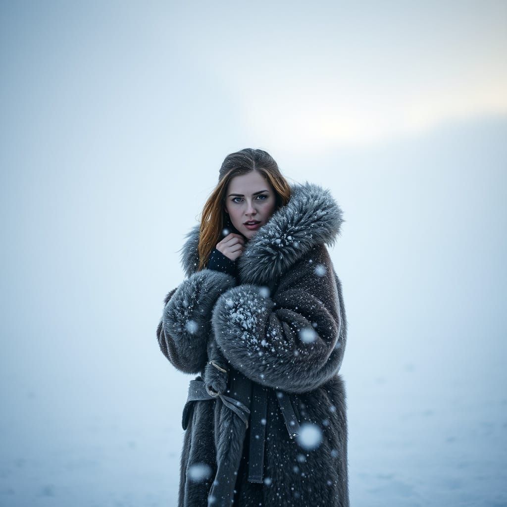 Anna Kendrick in a Desolate Antarctic Winter Wonderland