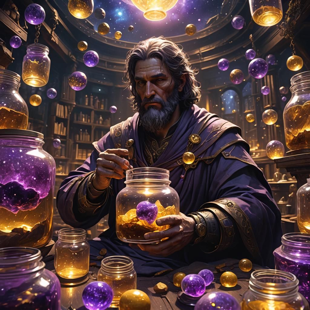 God Drinks the Universe: Dark Fantasy Concept Art
