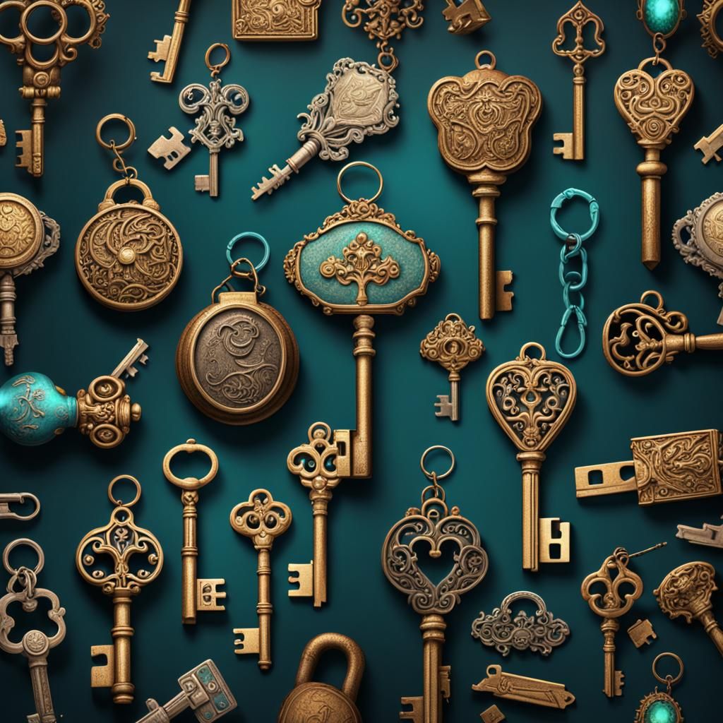 nostalgia and symbolism of keys, from antique heirlooms passed down through generations to quirky keychains adorned with...