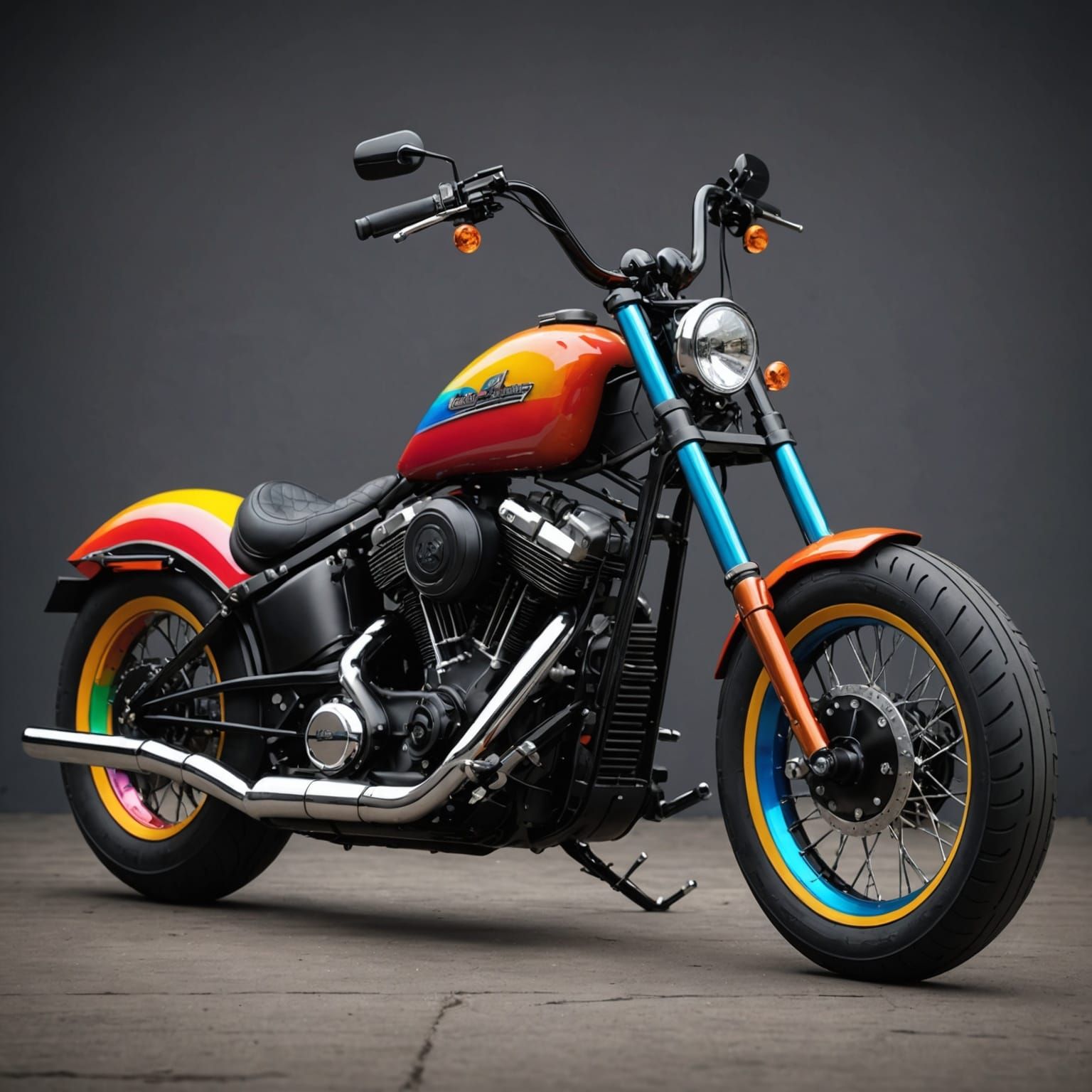 Rainbow Harley