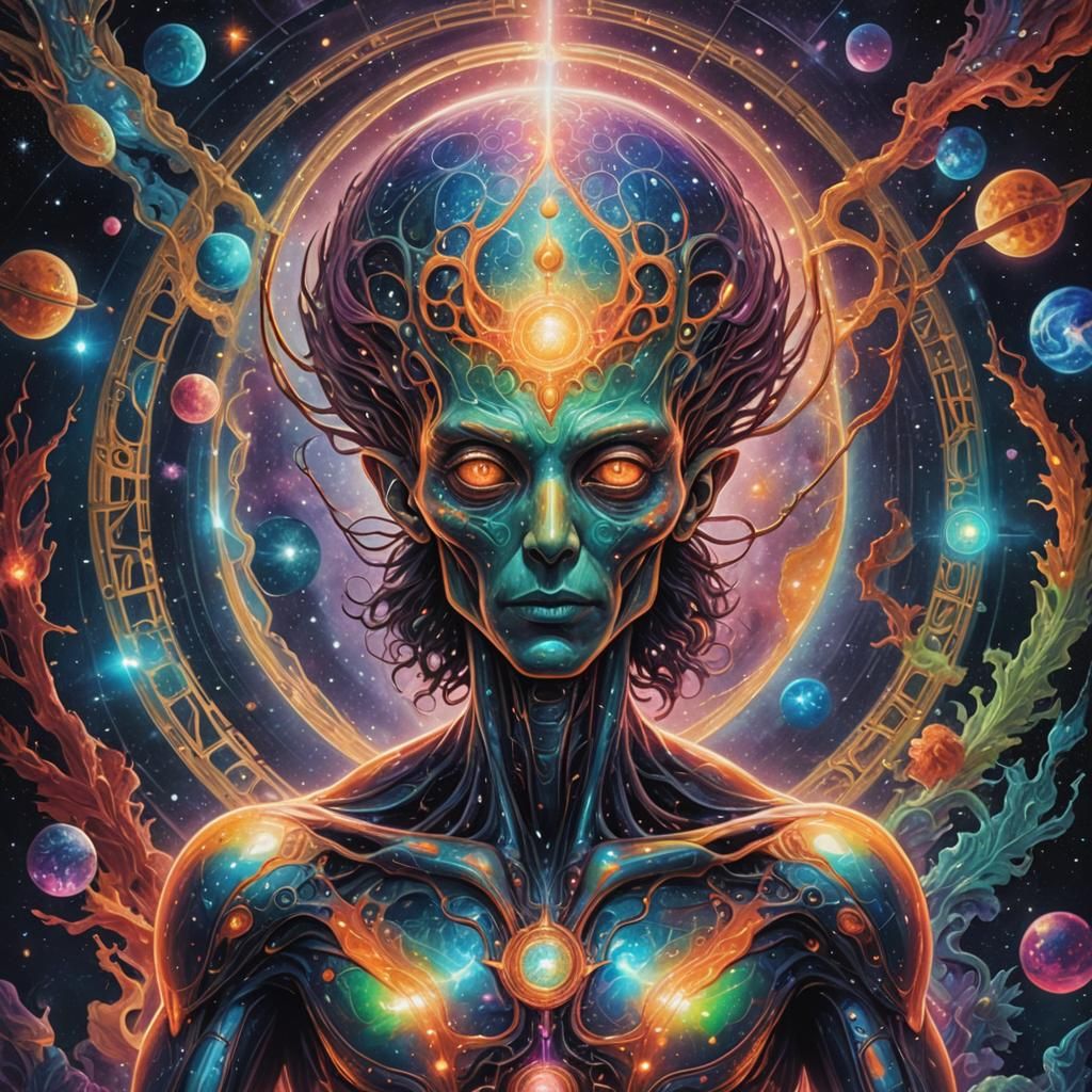 Astral Alien Wishes Mankind to Thrive