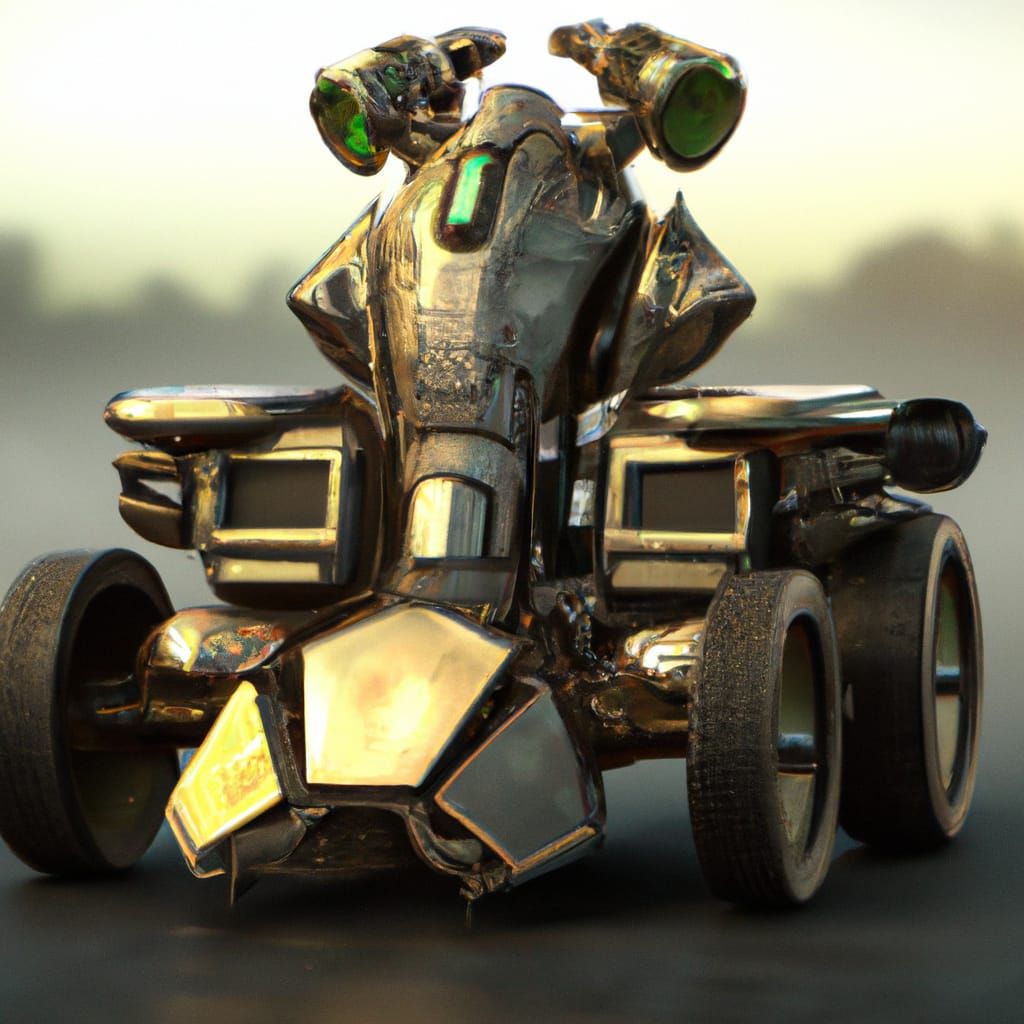 Armored Go-Kart with Heavy Weapons