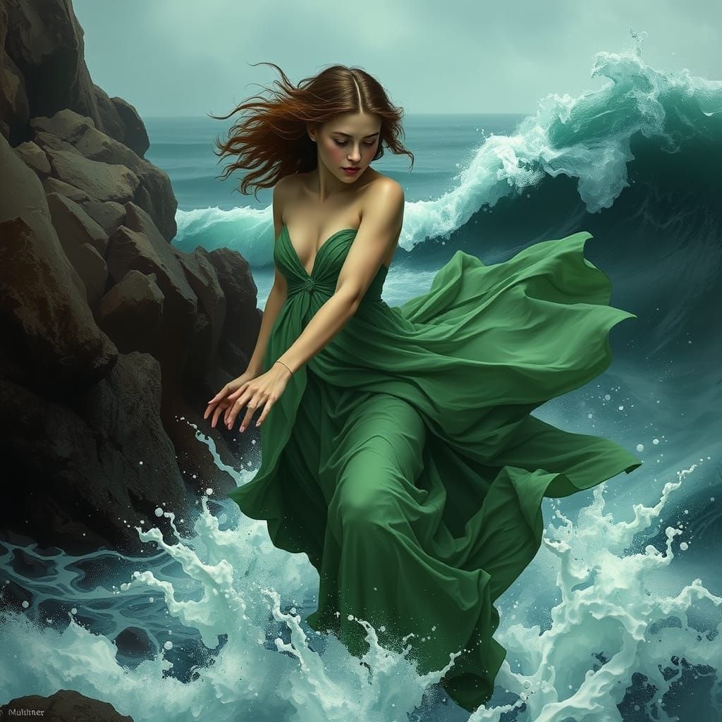 Banshee Pulls Man into Turbulent Sea