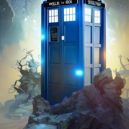 Doctor Who and TARDIS: Hyperdetailed Concept Art