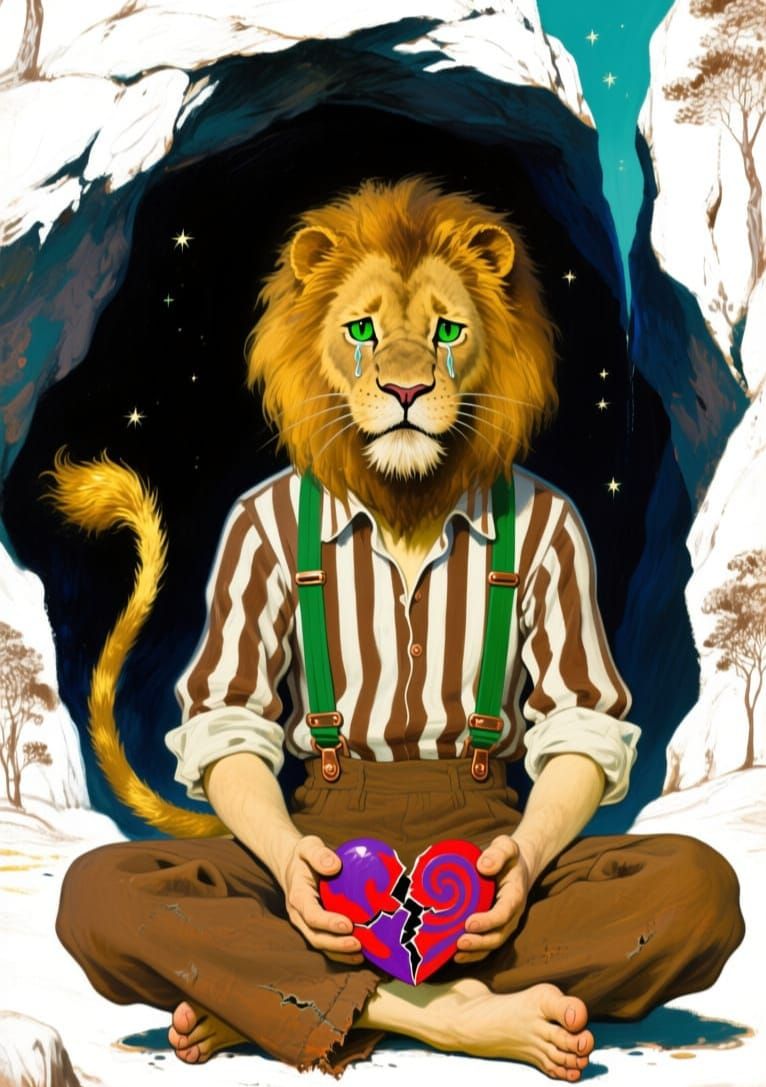 🎶Weep little lion man, you're not as brave as you were at the start...