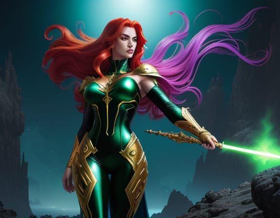 Fantasy Mermaids in an Ethereal Cave