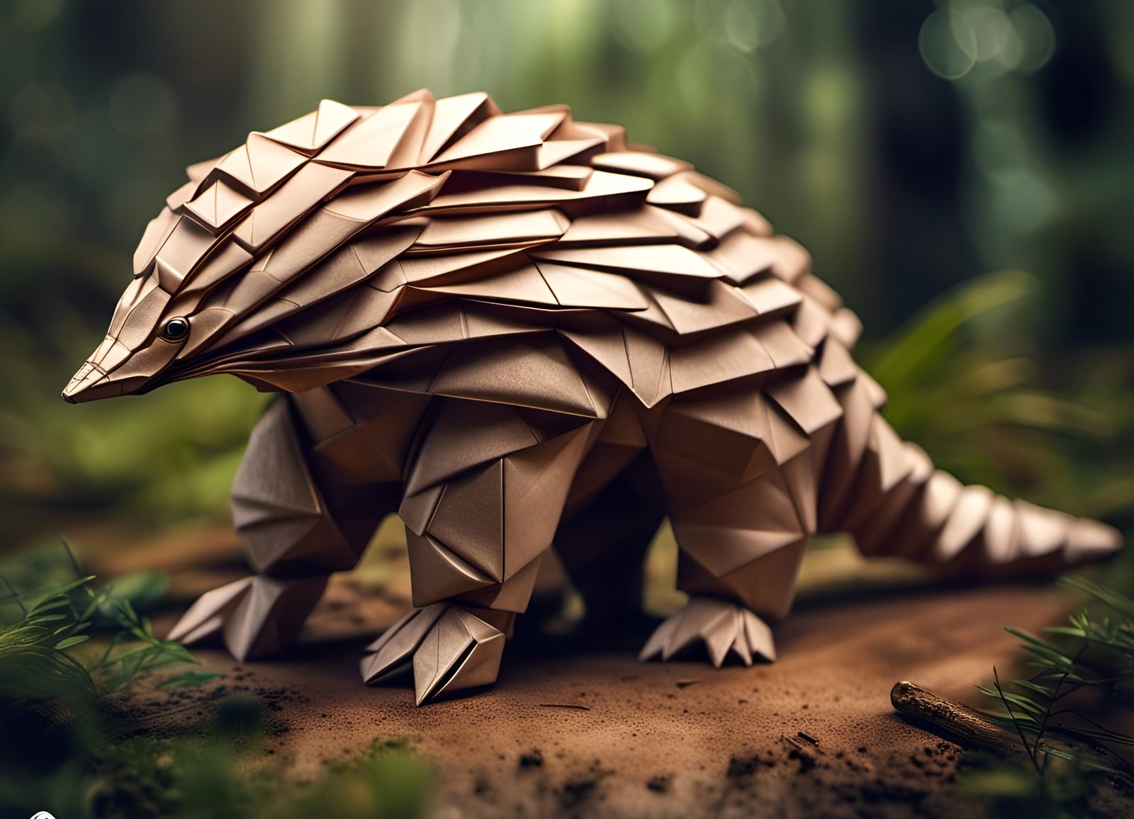 Origami Pangolin