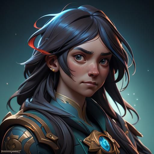 Detailed Portrait Concept Art in Unreal Engine 5