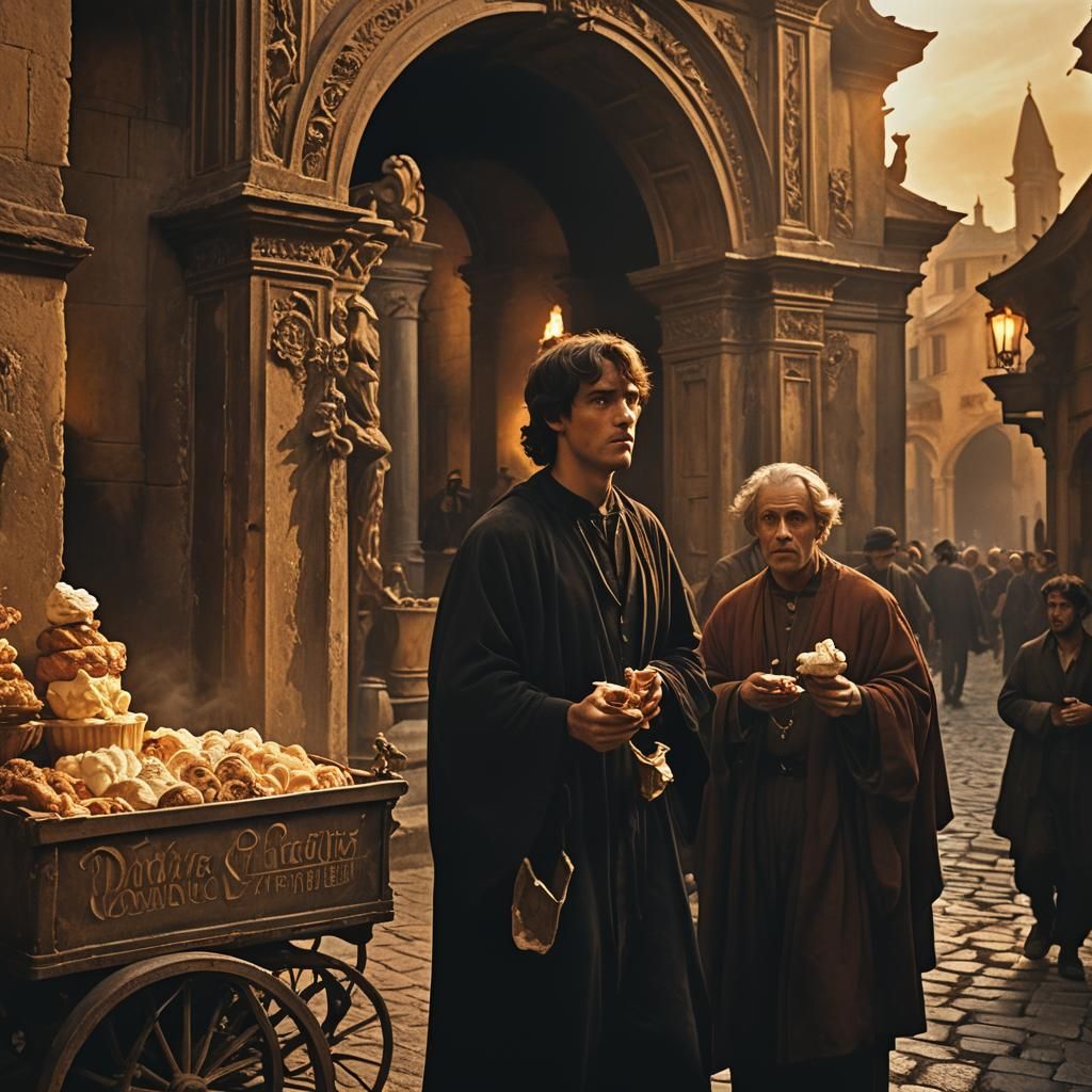 Dante and Virgil in Hell, Neo-Baroque Style