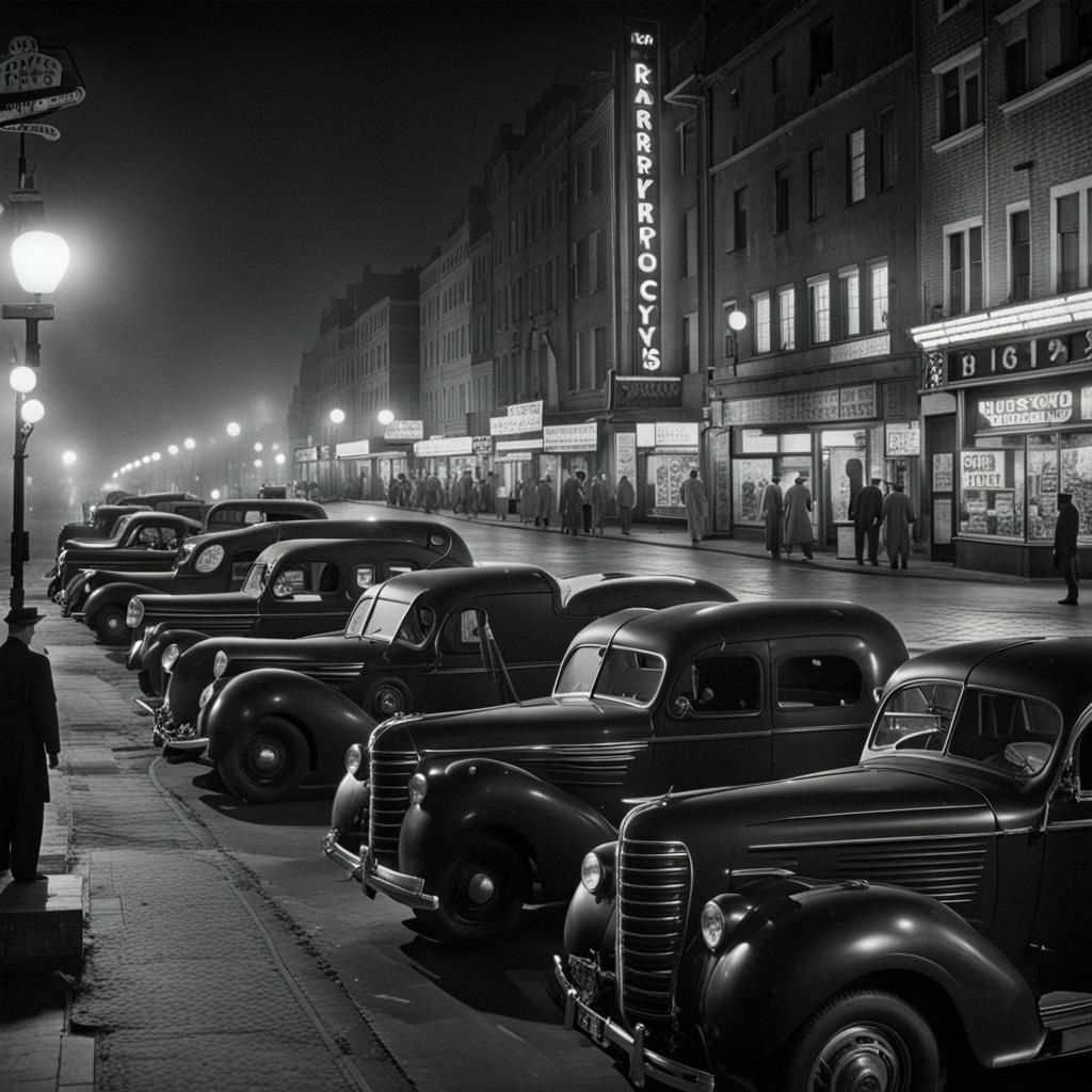 Evocative Image of Dark 1940's History