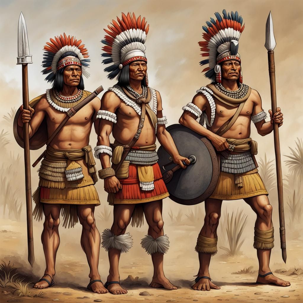 Aztec Gunpowder Age Militia Warrior