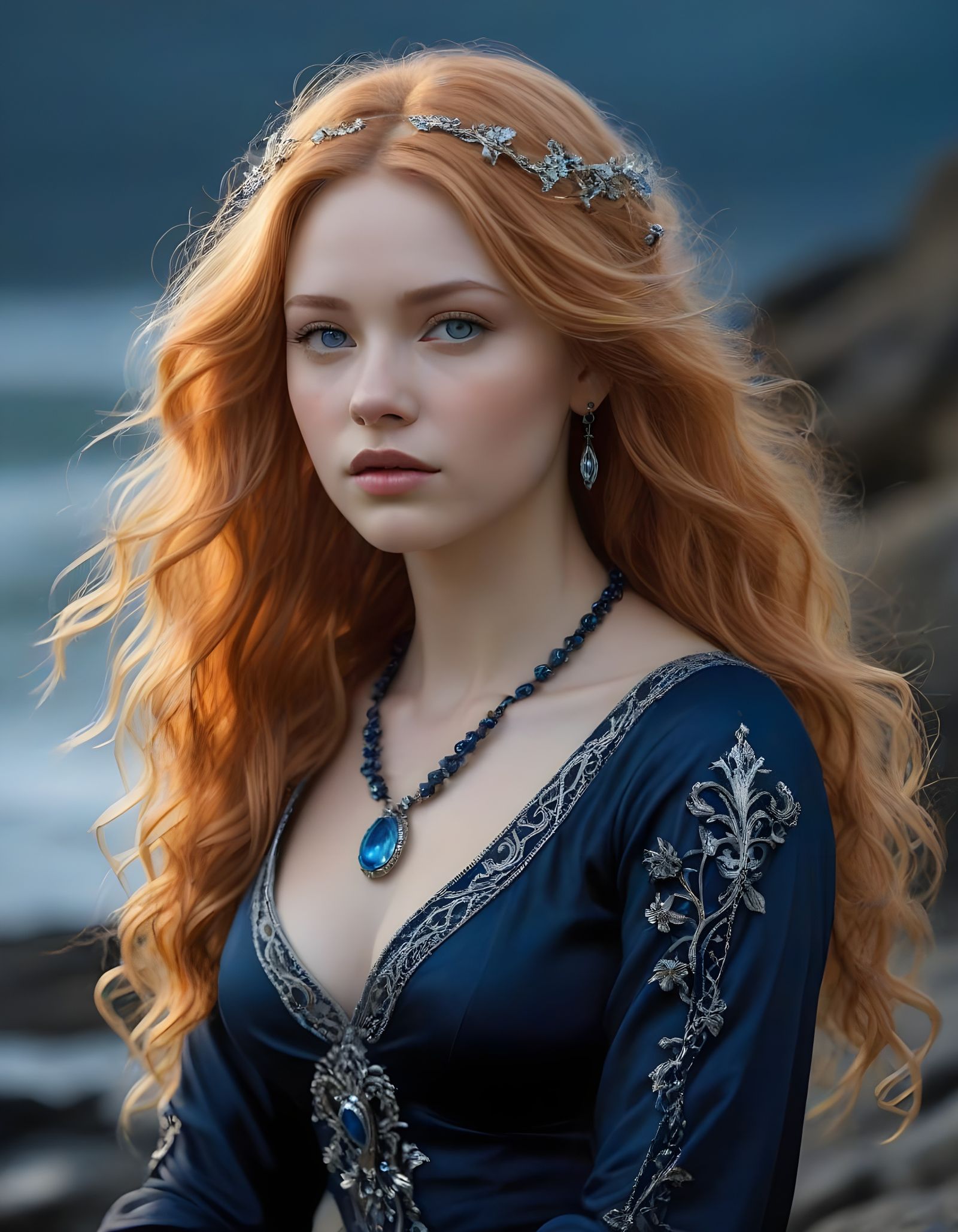 Norse Goddess of the Seaside Night