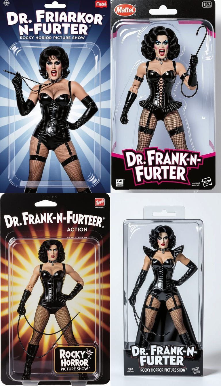 Dr. Frank-N-Furter Action Figure in Glam Rock Style