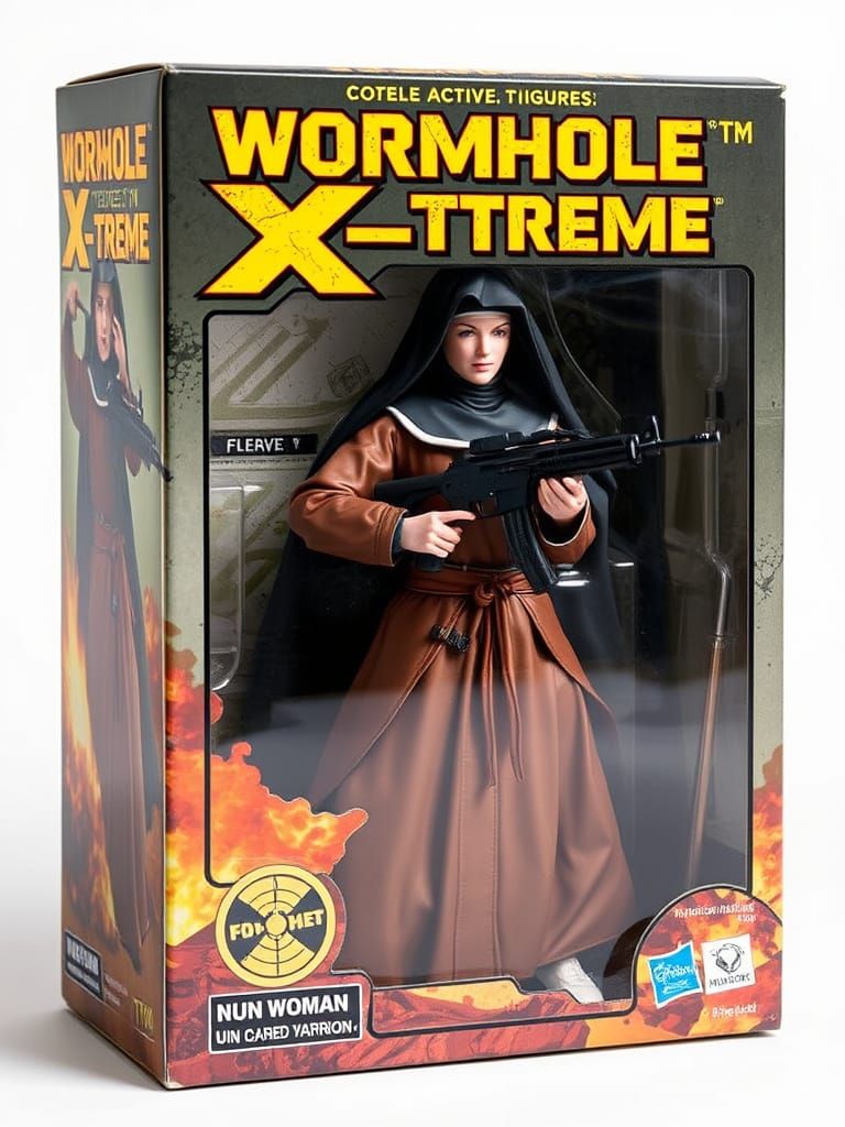 Warrior Nun Action Figure in Fierce Battle Gear
