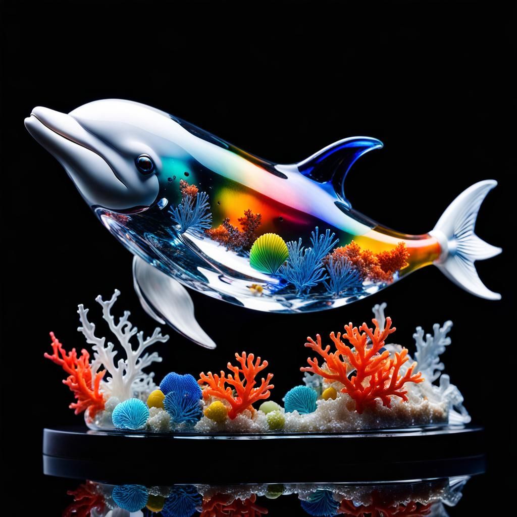 Crystal Dolphin Disintegration: A Digital Masterpiece