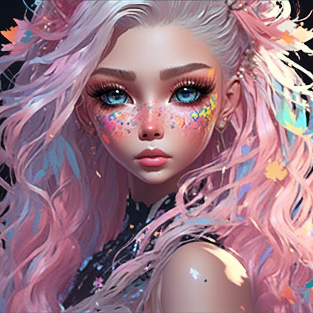Ethereal Portrait in Hyperdetailed Style