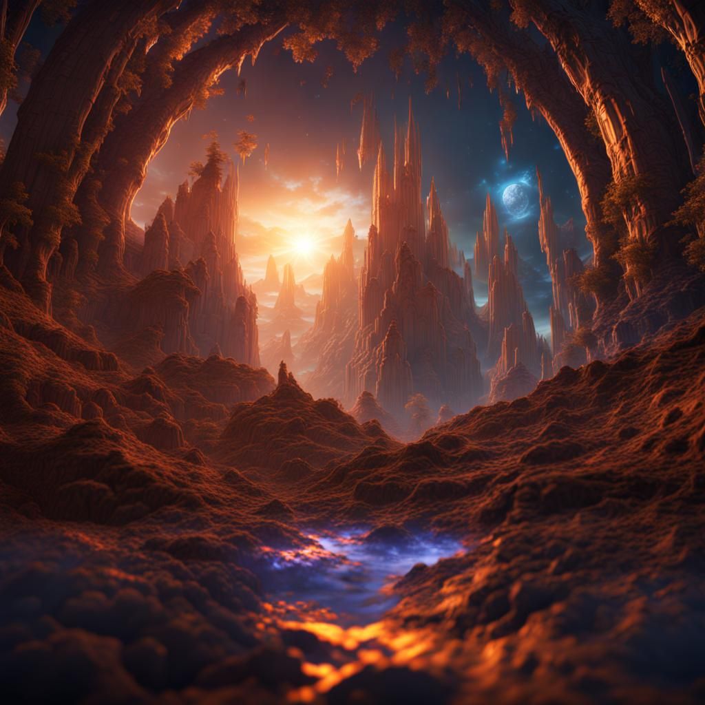 Radiant Earth: Detailed Fantasy Concept Art