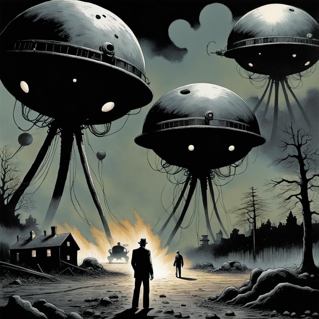 War of the Worlds: Dystopian Comic Noir