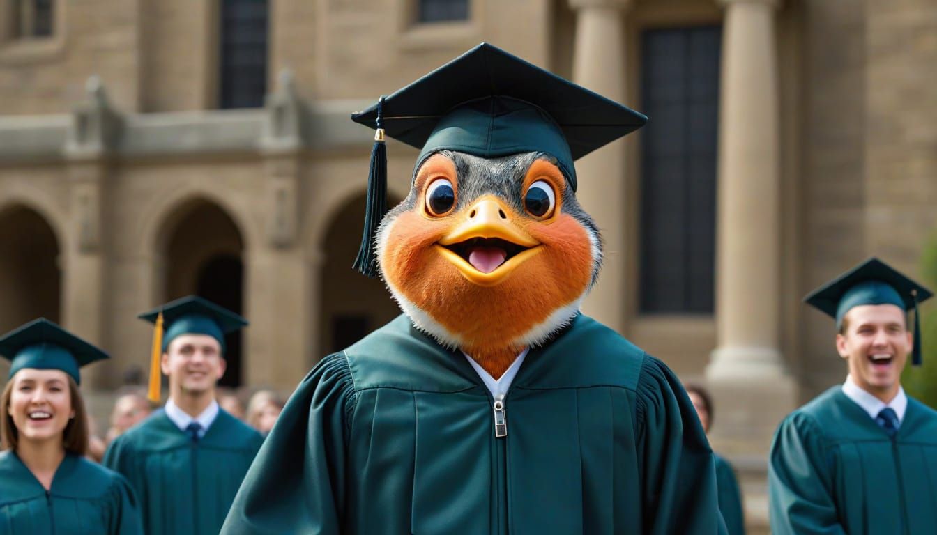 Robin Graduates Top of Worm Hunter Class