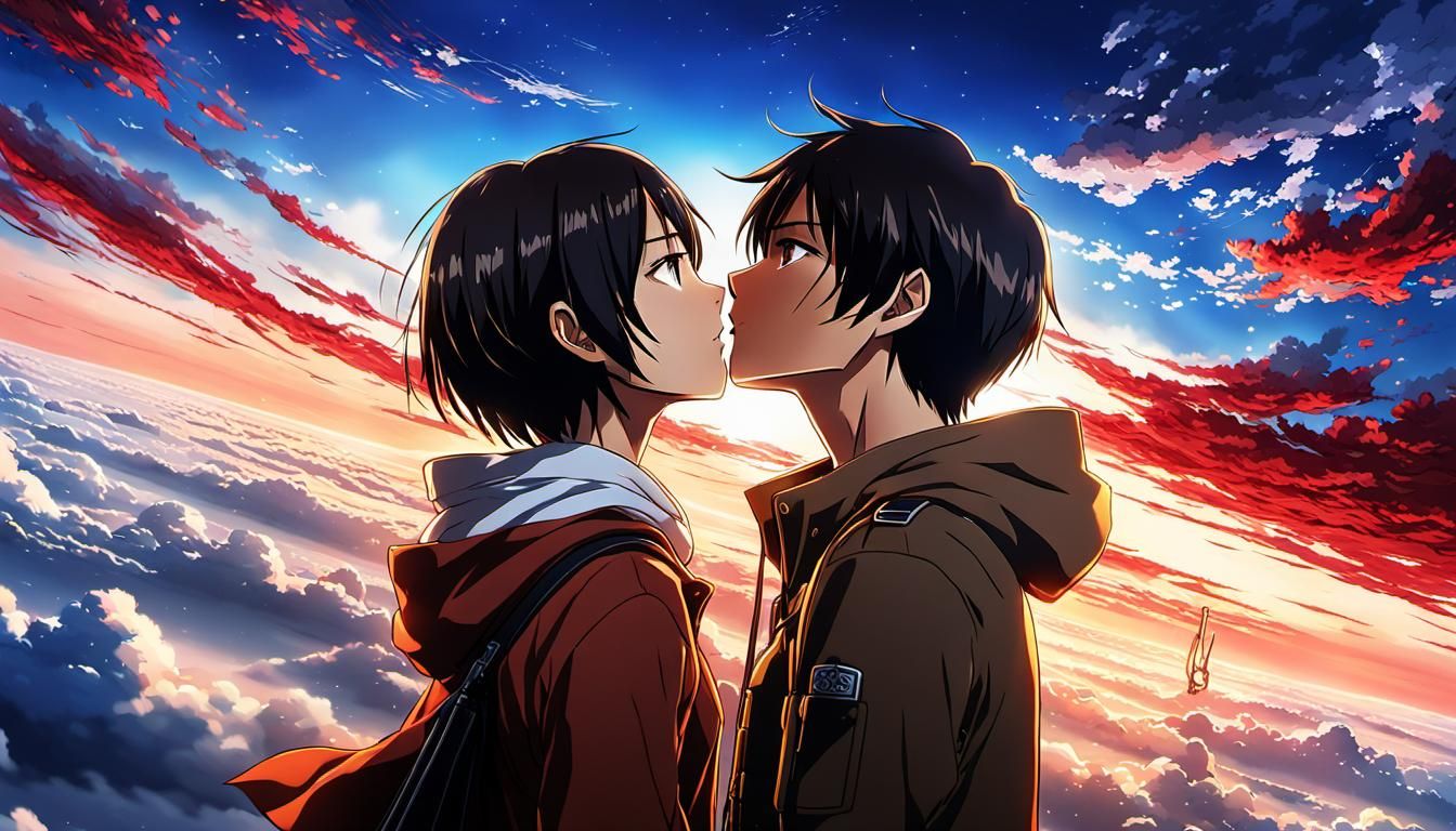 Attack on Titan: Eren Yeager and Mikasa Ackerman