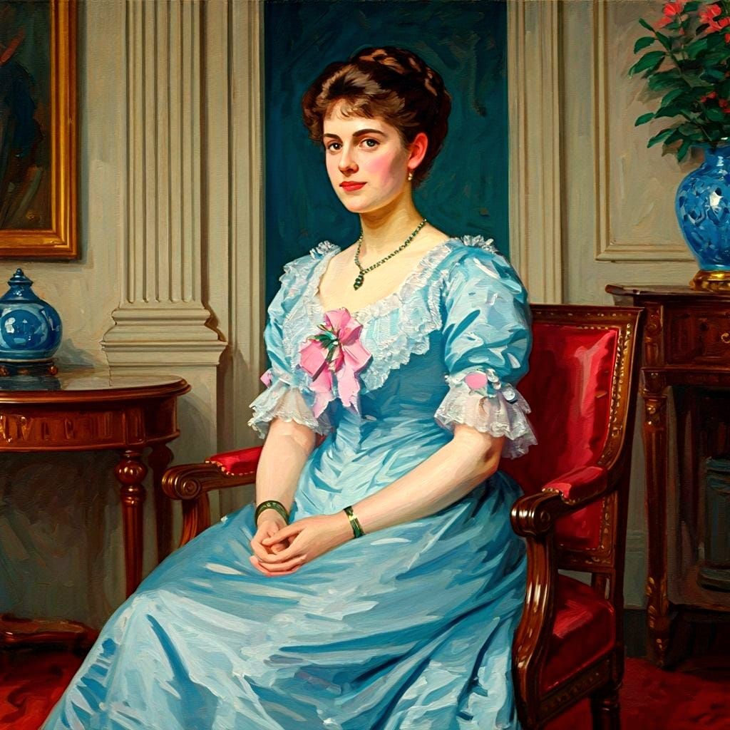 Masterpiece Portrait of an Aristocratic Lady by John Singer ...