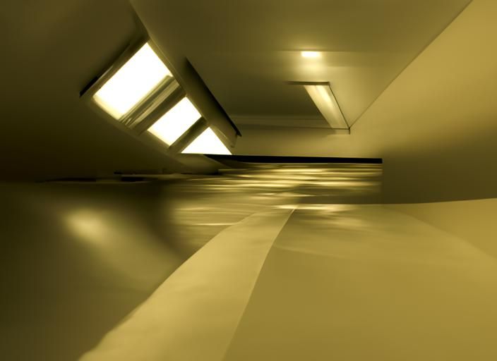 Eerie Liminal Space Scene