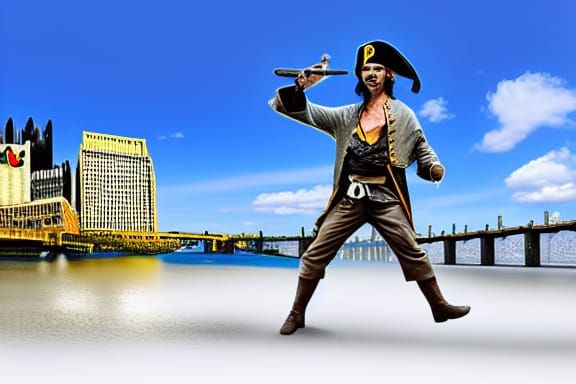 Pittsburgh Pirates of the Caribbean AI Rendition